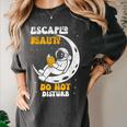 Escaped Reality Do Not Disturb Book Lover Women's Comfort Colors T-Shirt Pepper