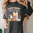 Every Bunny Loves To Read Book Lover Easter Day Apparel Women's Comfort Colors T-Shirt Pepper Every Bunny Loves To Read Book Lover Easter Day Apparel Women's Comfort Colors T-Shirt Pepper
