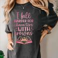 I Fall For The Characters WCrowns Fantasy Book Lover Tee Women's Comfort Colors T-Shirt Pepper I Fall For The Characters WCrowns Fantasy Book Lover Tee Women's Comfort Colors T-Shirt Pepper