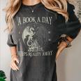 Fantasy Book Club Dragon Reader Book A Day Keep Reality Away Women's Comfort Colors T-Shirt Pepper Fantasy Book Club Dragon Reader Book A Day Keep Reality Away Women's Comfort Colors T-Shirt Pepper