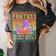 Fantasy Reader Society Reading Book Retro Bookworm Reader Women's Comfort Colors T-Shirt Pepper Fantasy Reader Society Reading Book Retro Bookworm Reader Women's Comfort Colors T-Shirt Pepper