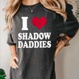 Fantasy Romantasy Book Lover I Love Heart Shadow Daddies Women's Comfort Colors T-Shirt Pepper