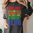 First Rule Of Introvert Club Is There Is No Introvert Club Raglan Baseball Tee Women's Comfort Colors T-Shirt Pepper