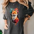 Fox For Fox Lovers Men Women Kids Introverts Women's Comfort Colors T-Shirt Pepper