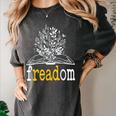 Freadom Freedom Read Banned Books Librarians Women's Comfort Colors T-Shirt Pepper Freadom Freedom Read Banned Books Librarians Women's Comfort Colors T-Shirt Pepper