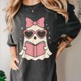 Ghost Reading Book Halloween Cat Lover Women's Comfort Colors T-Shirt Pepper Ghost Reading Book Halloween Cat Lover Women's Comfort Colors T-Shirt Pepper