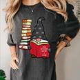 Gnome Read Reading Book Librarian Across America Women Kids Women's Comfort Colors T-Shirt Pepper Gnome Read Reading Book Librarian Across America Women Kids Women's Comfort Colors T-Shirt Pepper