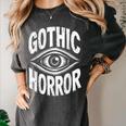 Gothic Classic Horror Thriller Book Movie Film Halloween Women's Comfort Colors T-Shirt Pepper
