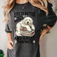 Great Pyrenees Dog Breed Life Is Better With Books And Great Women's Comfort Colors T-Shirt Pepper Great Pyrenees Dog Breed Life Is Better With Books And Great Women's Comfort Colors T-Shirt Pepper
