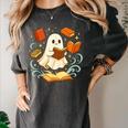 Halloween Cute Ghost Shirt Reading Books Ghost Women's Comfort Colors T-Shirt Pepper Halloween Cute Ghost Shirt Reading Books Ghost Women's Comfort Colors T-Shirt Pepper