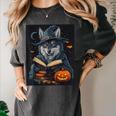Halloween Girls Boys Cute Wolf Book Pumpkin Kids Halloween Women's Comfort Colors T-Shirt Pepper Halloween Girls Boys Cute Wolf Book Pumpkin Kids Halloween Women's Comfort Colors T-Shirt Pepper