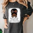 What Happens At Book Club Stays At Book Club Black Women Women's Comfort Colors T-Shirt Pepper