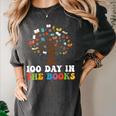 Happy 100 Days In The Books Reading Celebration Graphic Tees Women's Comfort Colors T-Shirt Pepper