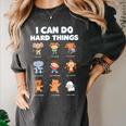 I Can Do Hard Things Children's Book Characters Women's Comfort Colors T-Shirt Pepper