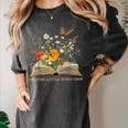 Helping Little Minds Grow Floral Book Education SPED Teacher Women's Comfort Colors T-Shirt Pepper Helping Little Minds Grow Floral Book Education SPED Teacher Women's Comfort Colors T-Shirt Pepper