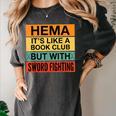 Hema Definition Like A Book Club With Swords Women's Comfort Colors T-Shirt Pepper