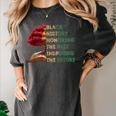 Honoring Past Inspiring Future History Month Tree Book Women's Comfort Colors T-Shirt Pepper