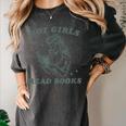 Hot Girls Read Books Bookish Booklover Christmas Women's Comfort Colors T-Shirt Pepper