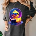 Humor Rubber Duck Reading Book Women's Comfort Colors T-Shirt Pepper Humor Rubber Duck Reading Book Women's Comfort Colors T-Shirt Pepper
