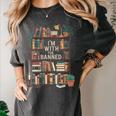 I'm With The Banned Books Reading Women's Comfort Colors T-Shirt Pepper