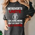 INTP Introverts Unite Anti Social For Men Women Women's Comfort Colors T-Shirt Pepper
