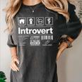 Introvert Label Signs Women's Comfort Colors T-Shirt Pepper Introvert Label Signs Women's Comfort Colors T-Shirt Pepper