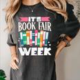 It's Book Fair Week Women's Comfort Colors T-Shirt Pepper It's Book Fair Week Women's Comfort Colors T-Shirt Pepper