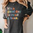 It's A Good Day To Read A Book Books Library Reading Women's Comfort Colors T-Shirt Pepper