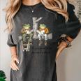 It's A Good Day To Read A Book Frog Toad Women's Comfort Colors T-Shirt Pepper