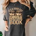 It’s a Good Day To Read a Book Lovers Library Reading Women's Comfort Colors T-Shirt Pepper It’s a Good Day To Read a Book Lovers Library Reading Women's Comfort Colors T-Shirt Pepper