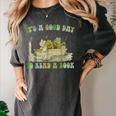It's A Good Day To Read A Book Shirt Frog Reading Book Women's Comfort Colors T-Shirt Pepper
