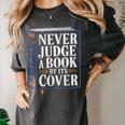 Never Judge a Book By Its Cover Women's Comfort Colors T-Shirt Pepper