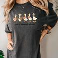 Just a Bookish Goose Cute Reading Geese For Book Fanatics Women's Comfort Colors T-Shirt Pepper Just a Bookish Goose Cute Reading Geese For Book Fanatics Women's Comfort Colors T-Shirt Pepper