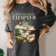 Just One More Chapter Book Lover Women's Comfort Colors T-Shirt Pepper