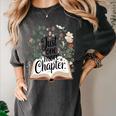 Just One More Chapter Bookish Book Reading Botanical Women's Comfort Colors T-Shirt Pepper Just One More Chapter Bookish Book Reading Botanical Women's Comfort Colors T-Shirt Pepper
