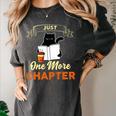 Just One More Chapter Fun Cat Coffee Reading Book Premium Tri-Blend Women's Comfort Colors T-Shirt Pepper Just One More Chapter Fun Cat Coffee Reading Book Premium Tri-Blend Women's Comfort Colors T-Shirt Pepper