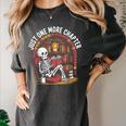 Just One More Chapter Skeleton Reading Cozy Books Women's Comfort Colors T-Shirt Pepper Just One More Chapter Skeleton Reading Cozy Books Women's Comfort Colors T-Shirt Pepper