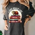 I Just Really Like Turtles And Books OK Turtle Reading Women's Comfort Colors T-Shirt Pepper I Just Really Like Turtles And Books OK Turtle Reading Women's Comfort Colors T-Shirt Pepper