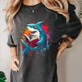 Kawaii Shark Reads Book Reading Library Book Bookworm Women's Comfort Colors T-Shirt Pepper Kawaii Shark Reads Book Reading Library Book Bookworm Women's Comfort Colors T-Shirt Pepper