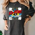 Kids Ka-Pow 2 Years Old Kids 2nd Birthday Comic Book Super Hero Women's Comfort Colors T-Shirt Pepper Kids Ka-Pow 2 Years Old Kids 2nd Birthday Comic Book Super Hero Women's Comfort Colors T-Shirt Pepper