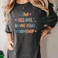 Kids The Littlest Book Club Member Book Lover Club Women's Comfort Colors T-Shirt Pepper Kids The Littlest Book Club Member Book Lover Club Women's Comfort Colors T-Shirt Pepper