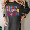 Kids Reading Book Lover Reading Is My Jam Women's Comfort Colors T-Shirt Pepper