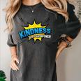 Kindness Is My Superpower Retro Comic Book T-Shirt Women's Comfort Colors T-Shirt Pepper