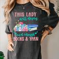 THIS LADY Will Never Own Enough BOOKS & YARN Women's Comfort Colors T-Shirt Pepper THIS LADY Will Never Own Enough BOOKS & YARN Women's Comfort Colors T-Shirt Pepper