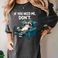 Lazy Raccoon Sarcastic Introvert Humor Japanese Animal Women's Comfort Colors T-Shirt Pepper Lazy Raccoon Sarcastic Introvert Humor Japanese Animal Women's Comfort Colors T-Shirt Pepper
