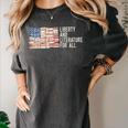 Liberty And Literature For All Reading USA Book Lover Women's Comfort Colors T-Shirt Pepper