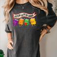 Librarian Let's All Go To The Library Cute Groovy Book Lover Women's Comfort Colors T-Shirt Pepper