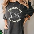 Libraries Are For Everyone Read Banned Book Librarian Reader Women's Comfort Colors T-Shirt Pepper