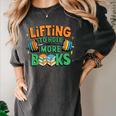 Lifting To Hold More Books Weightlifting Workout Gym Lover Women's Comfort Colors T-Shirt Pepper Lifting To Hold More Books Weightlifting Workout Gym Lover Women's Comfort Colors T-Shirt Pepper