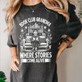 Literary Grandma Reading Club Book Lover Story Enthusiast Women's Comfort Colors T-Shirt Pepper